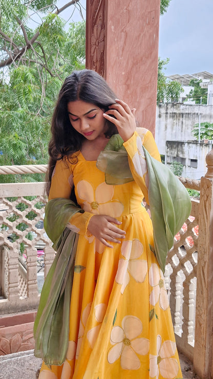 orgenza Anarkali set
