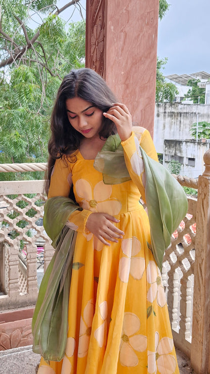 orgenza Anarkali set