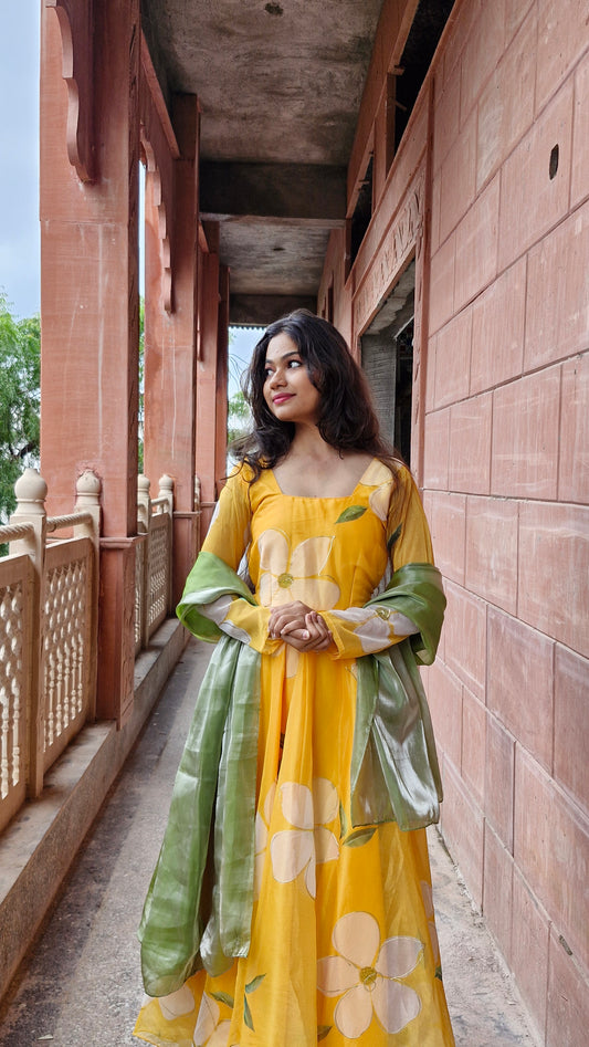 orgenza Anarkali set