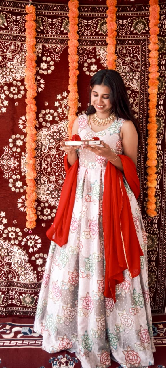 floral one pieace set