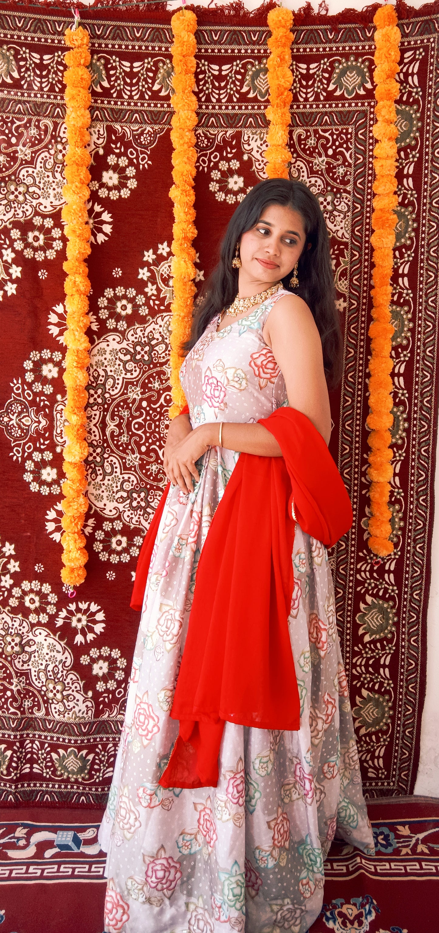 floral one pieace set